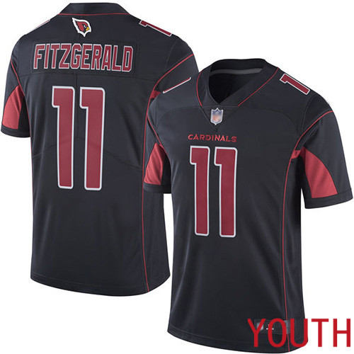 Arizona Cardinals Limited Black Youth Larry Fitzgerald Jersey NFL Football 11 Rush Vapor Untouchable